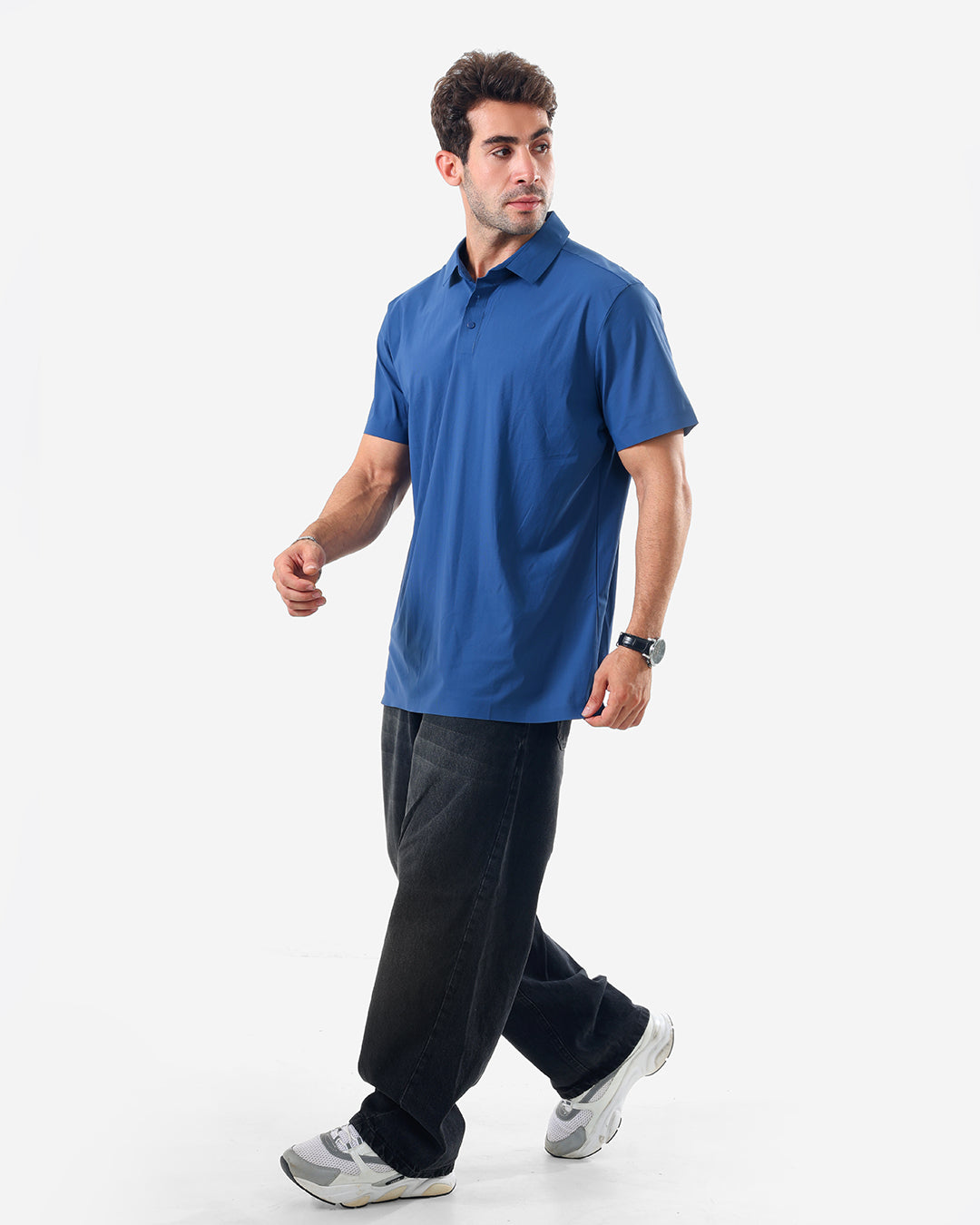 DripZone Performance Polo Shirt – Black