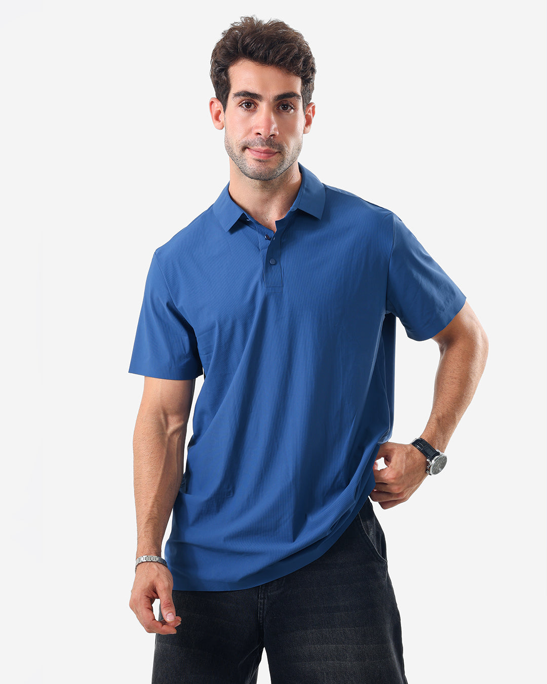DripZone Performance Polo Shirt – Black