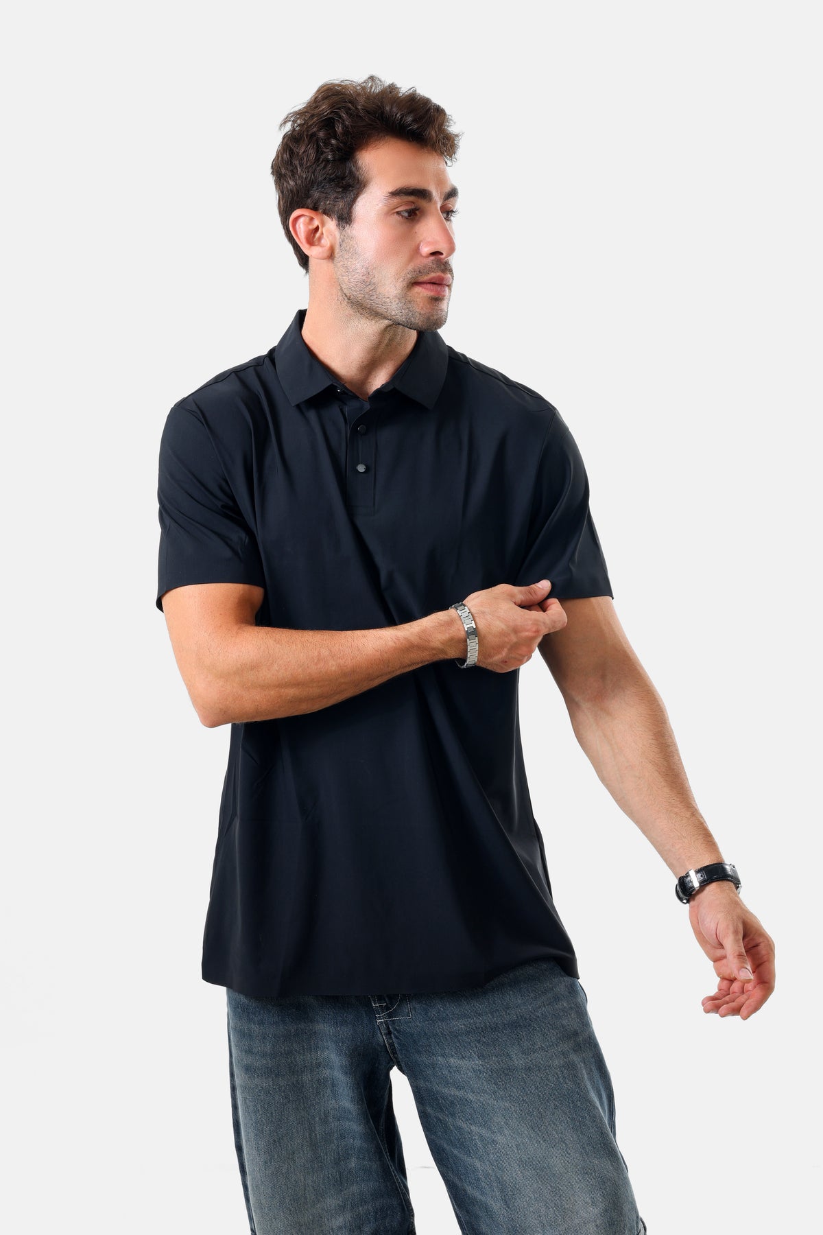 DripZone Performance Polo Shirt – Black