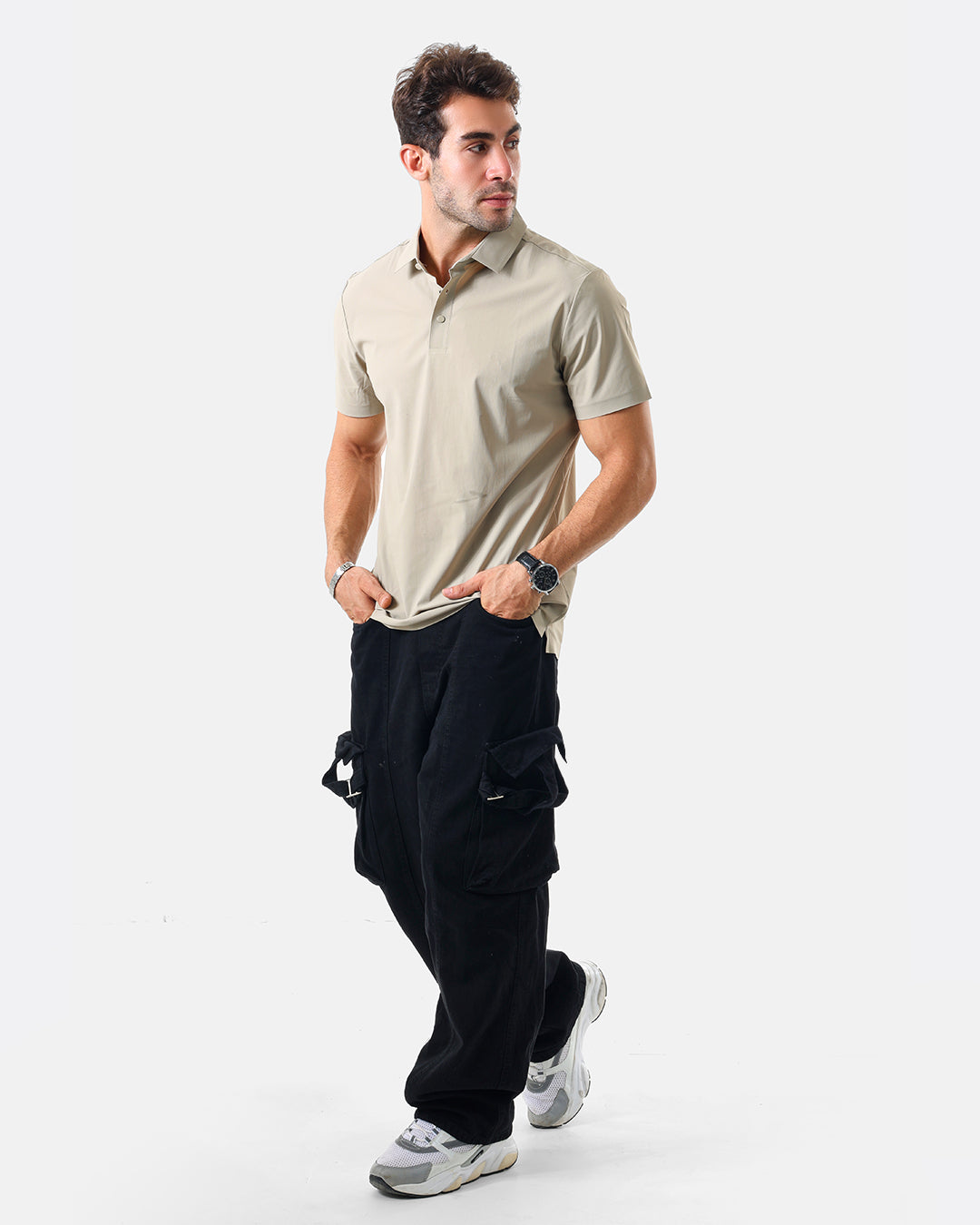 DripZone Performance Polo Shirt – Black