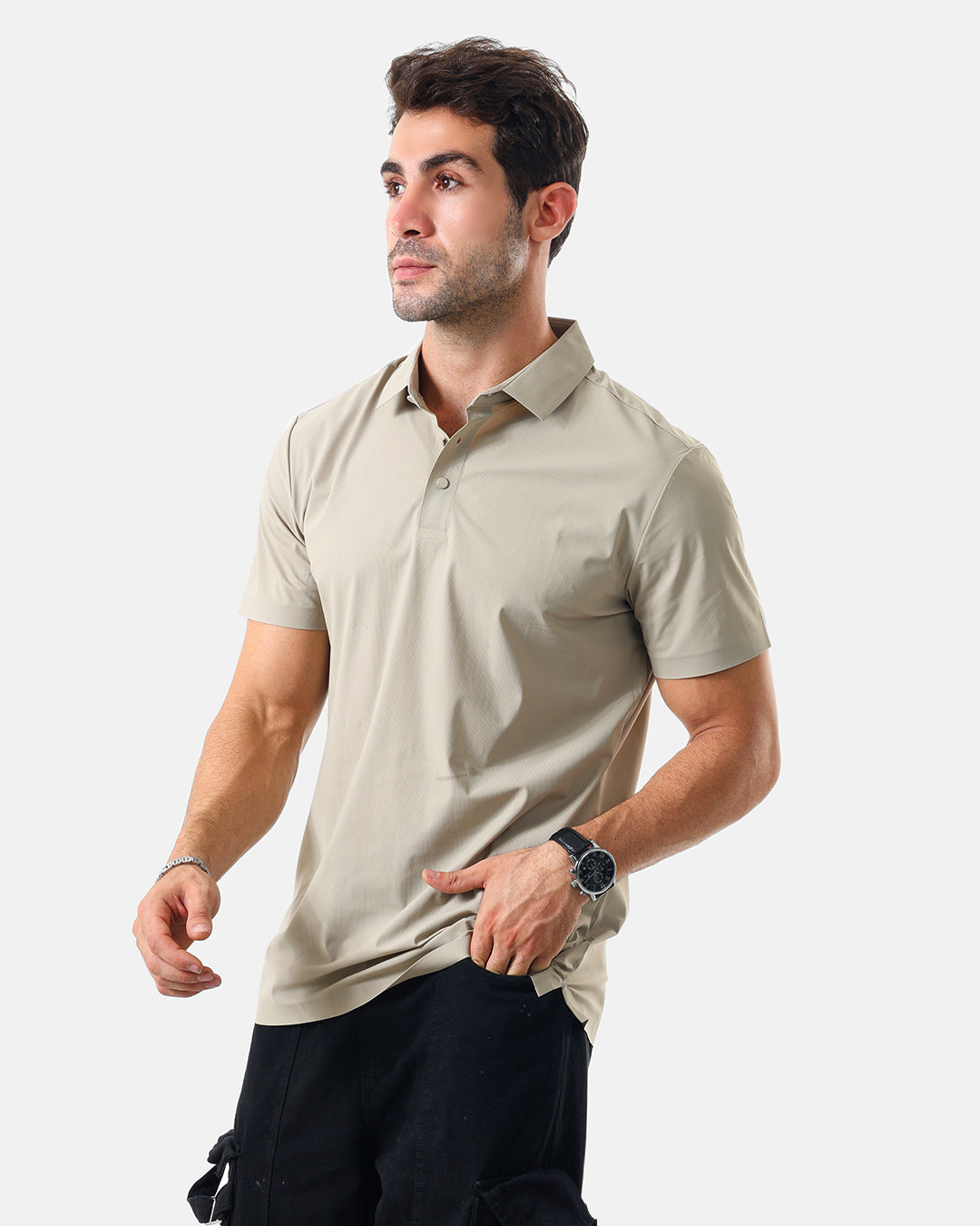 DripZone Performance Polo Shirt – Black