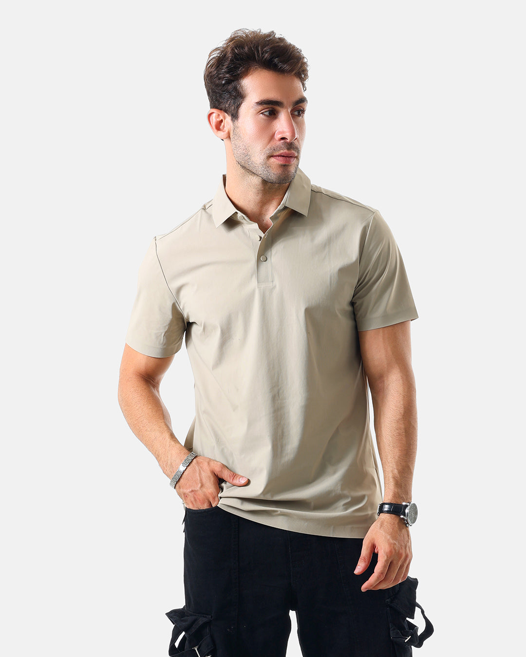 DripZone Performance Polo Shirt – Black