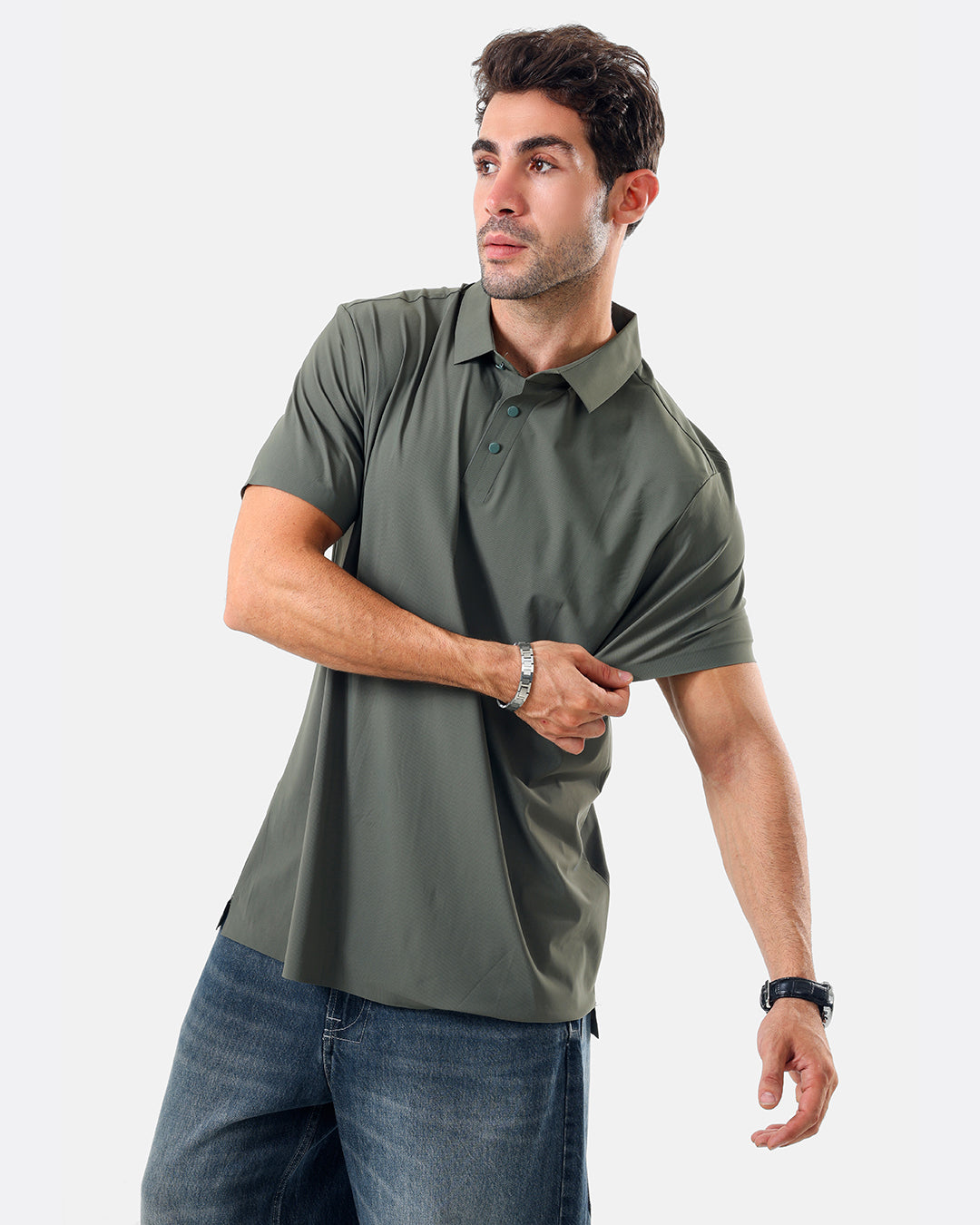 DripZone Performance Polo Shirt – Black