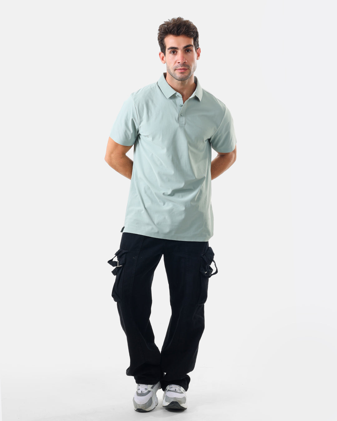 DripZone Performance Polo Shirt – Black