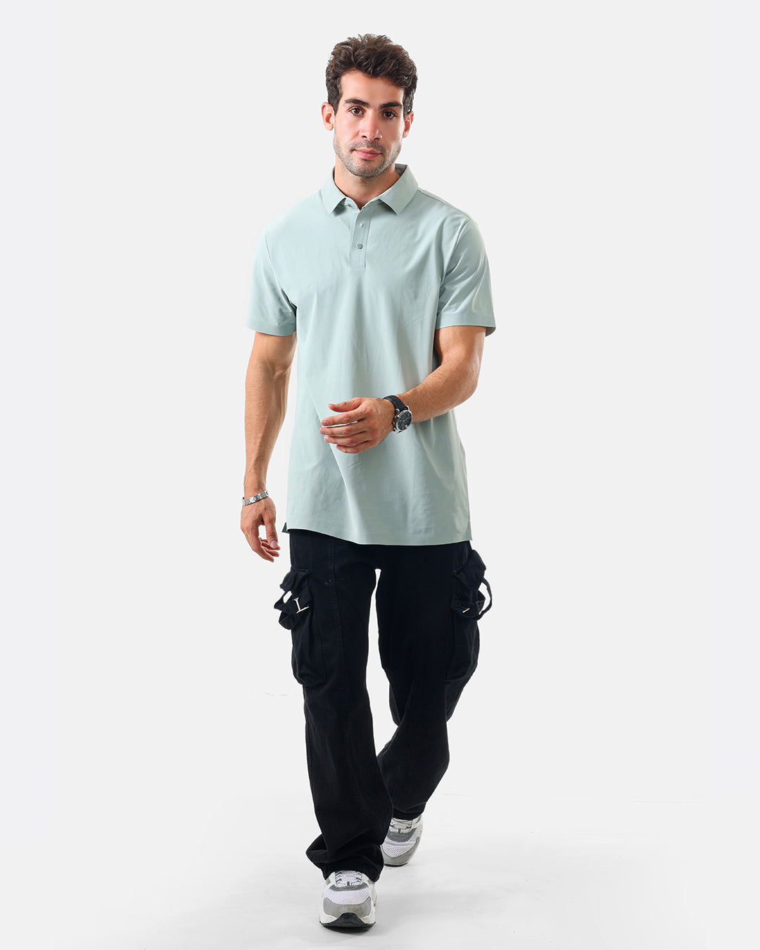 DripZone Performance Polo Shirt – Black