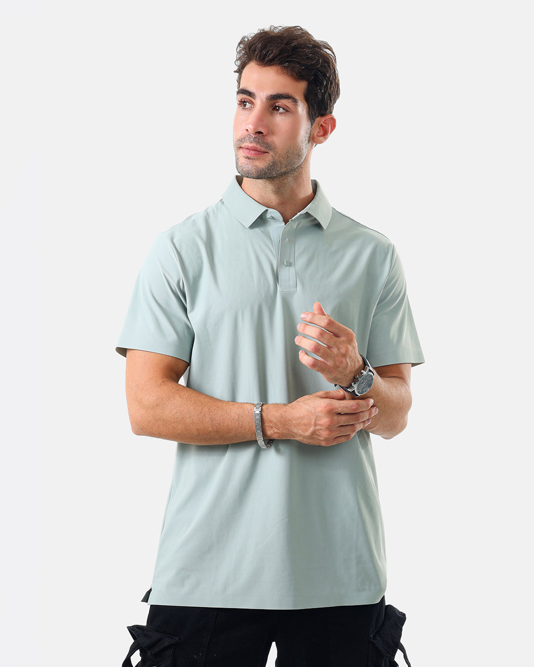 DripZone Performance Polo Shirt – Black
