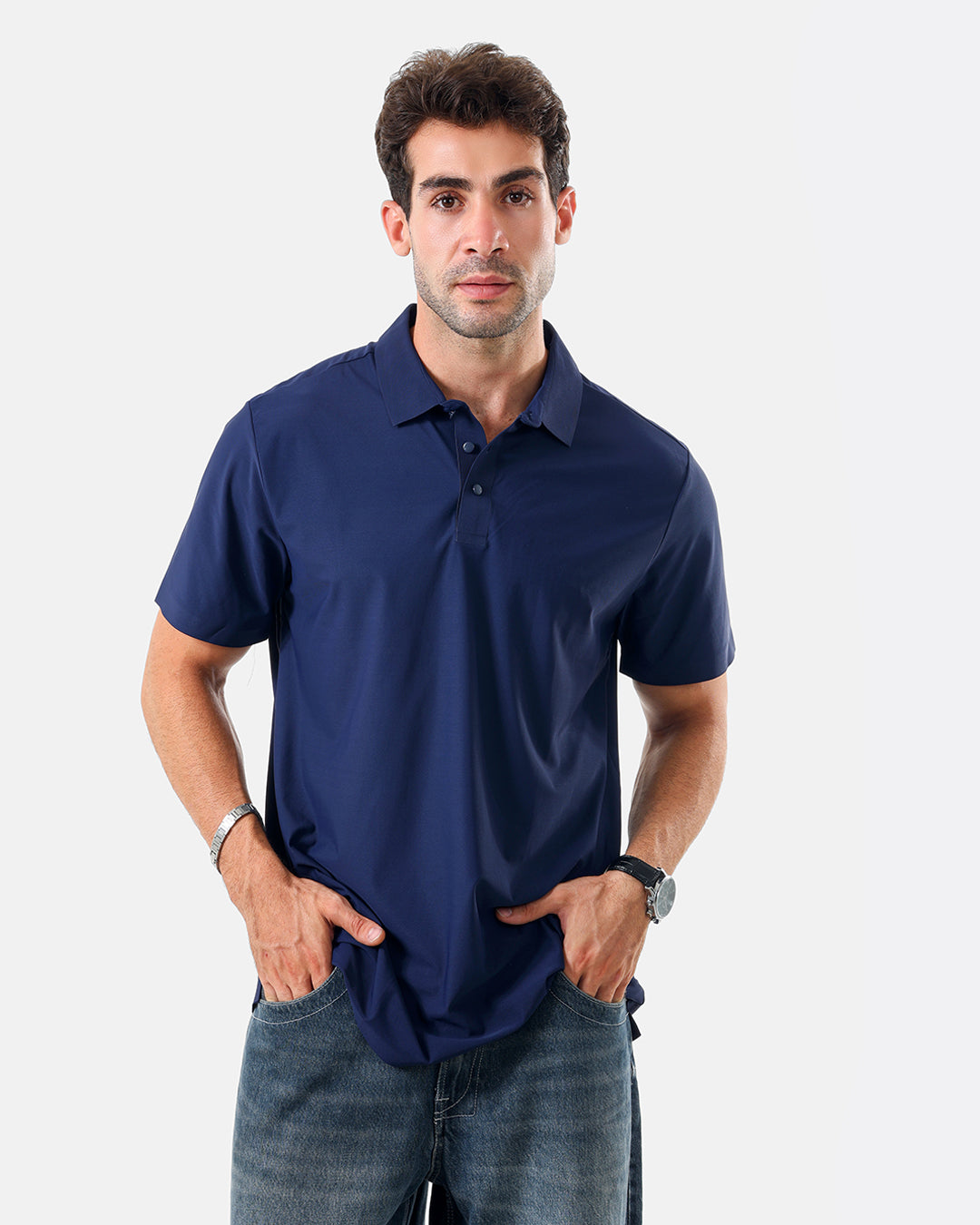 DripZone Performance Polo Shirt – Black