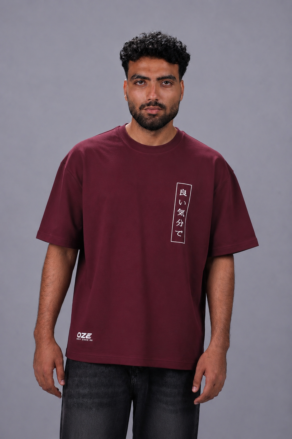 Sakura Noir Oversized T-Shirt