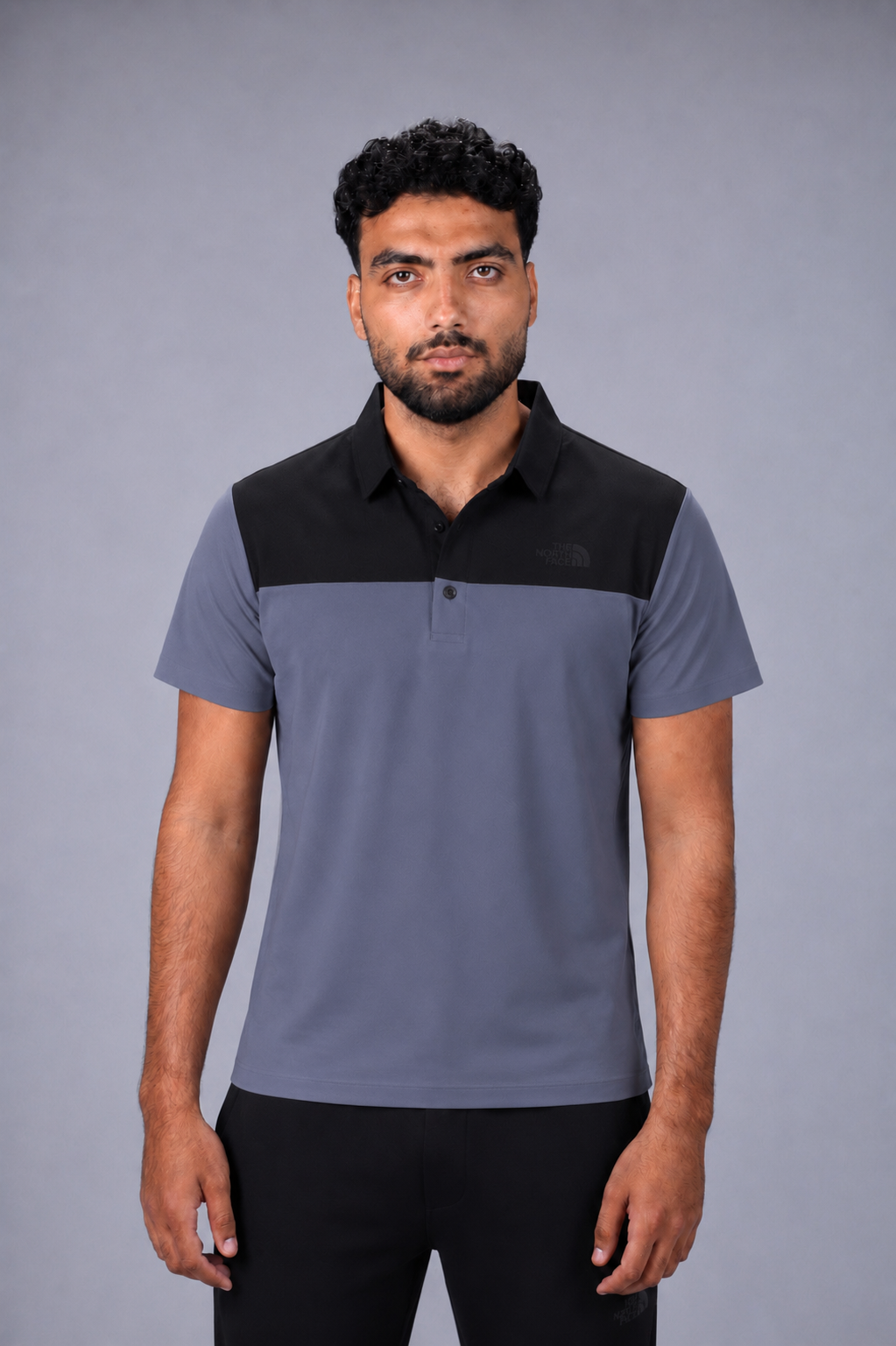 Elite Performance Polo – Greige/Black