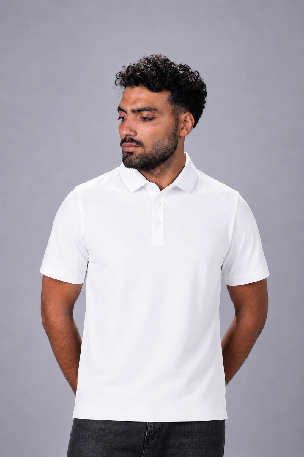 DripZone Performance Polo Shirt – Black