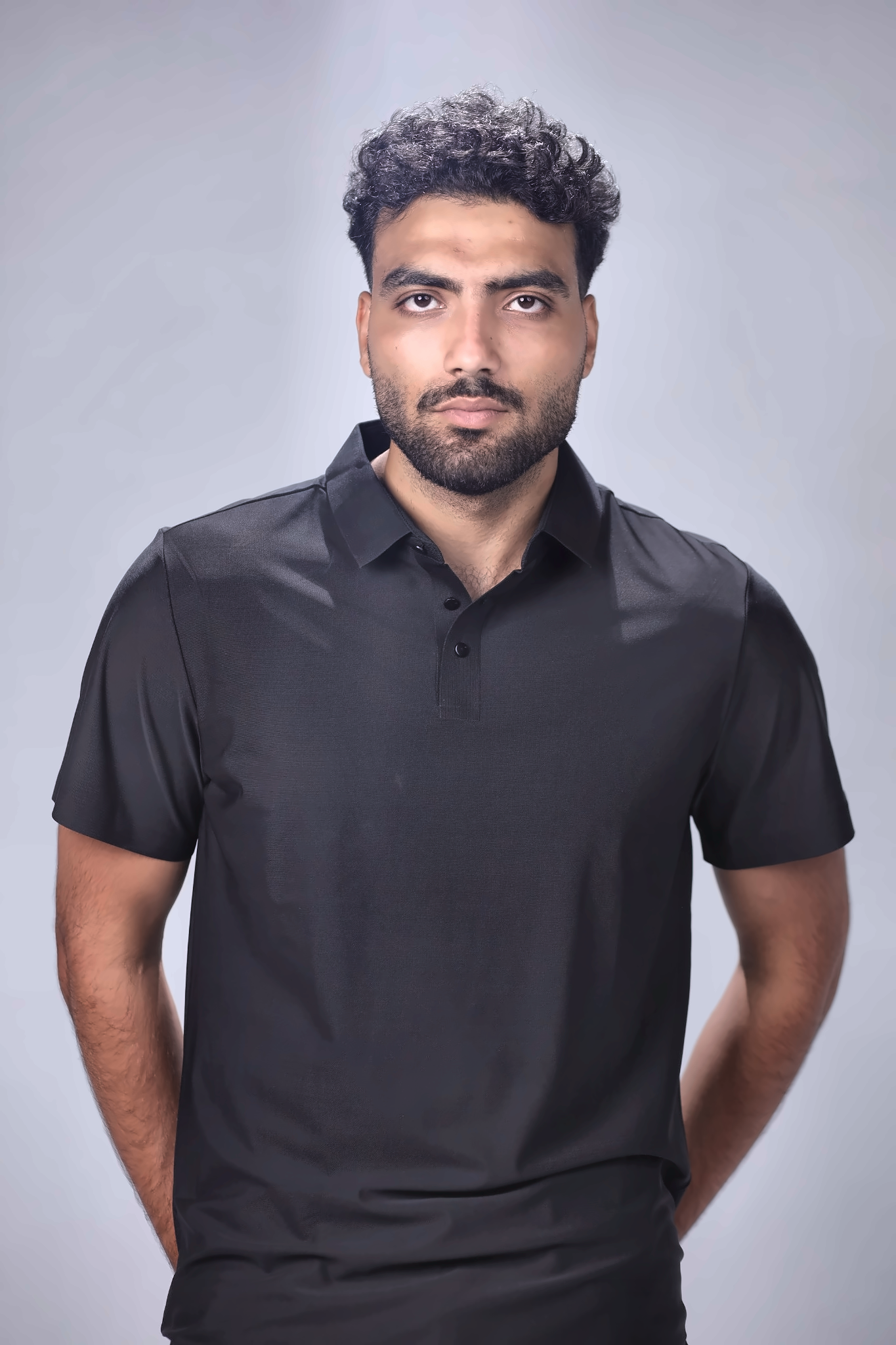 DripZone Performance Polo Shirt – Black