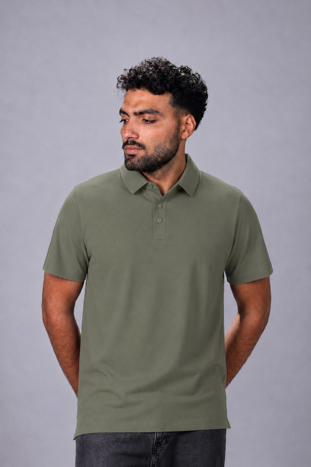 DripZone Performance Polo Shirt – Black
