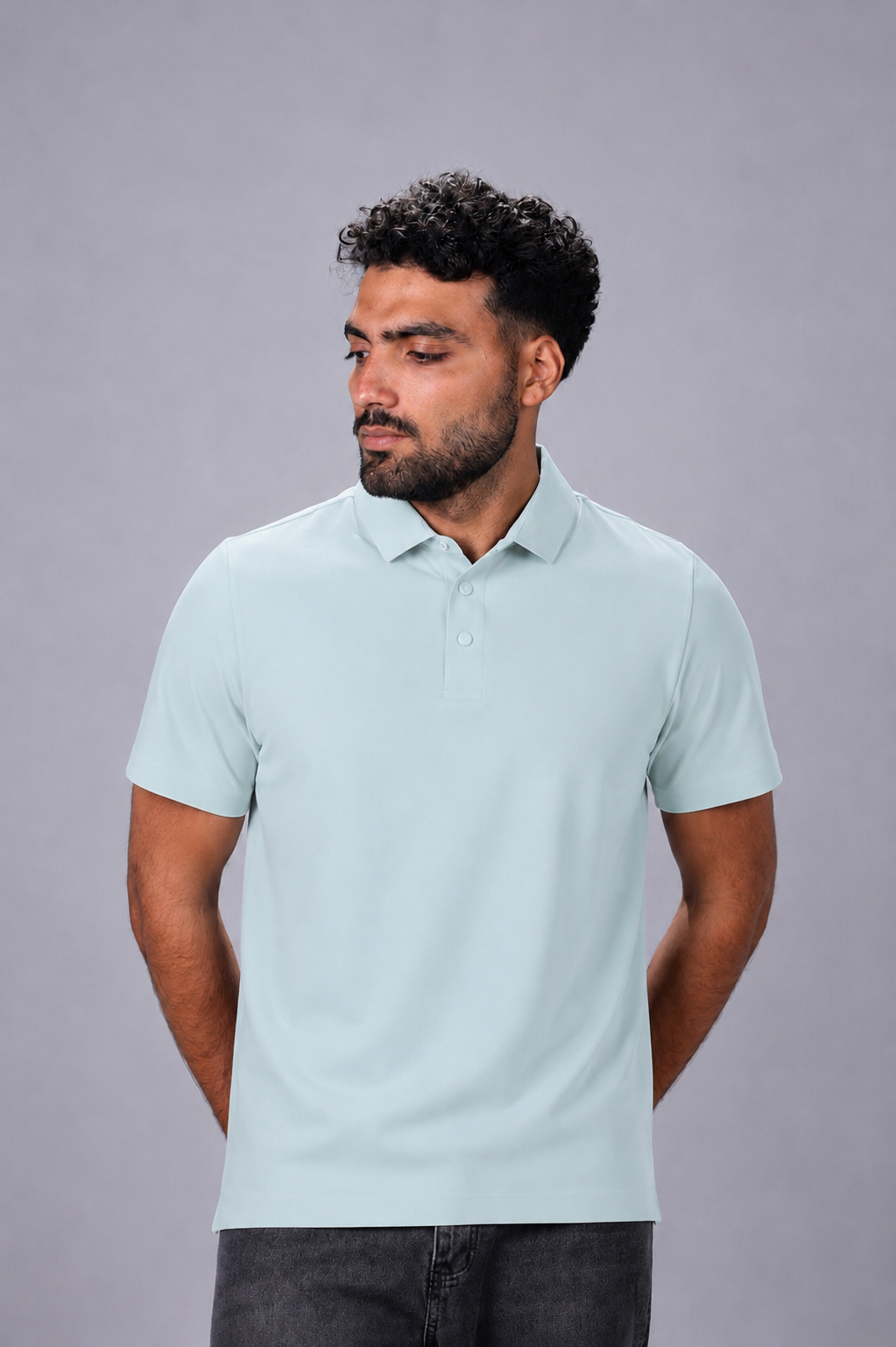 DripZone Performance Polo Shirt – Black