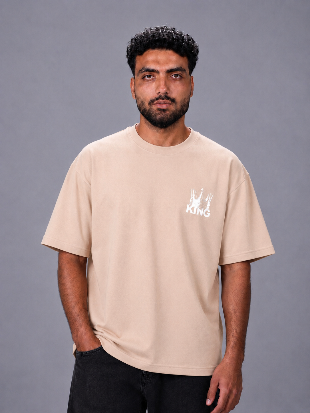 CROWN KING Oversized T-Shirt