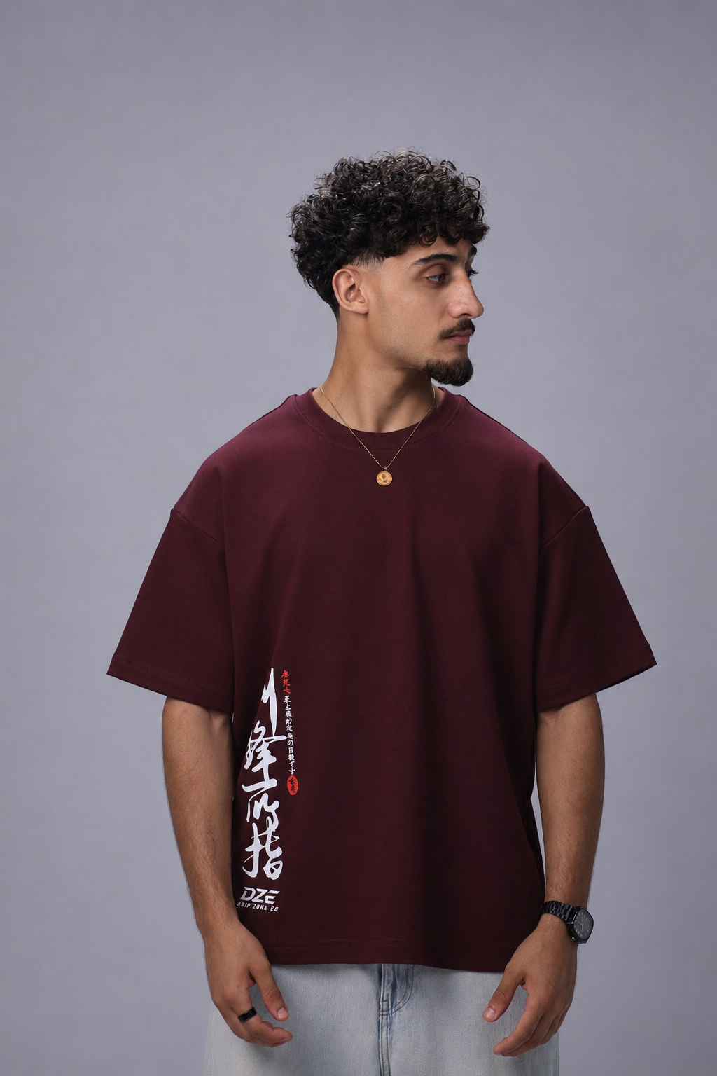 Ronin Samurai Oversized T-Shirt | Premium Cotton | DripZone
