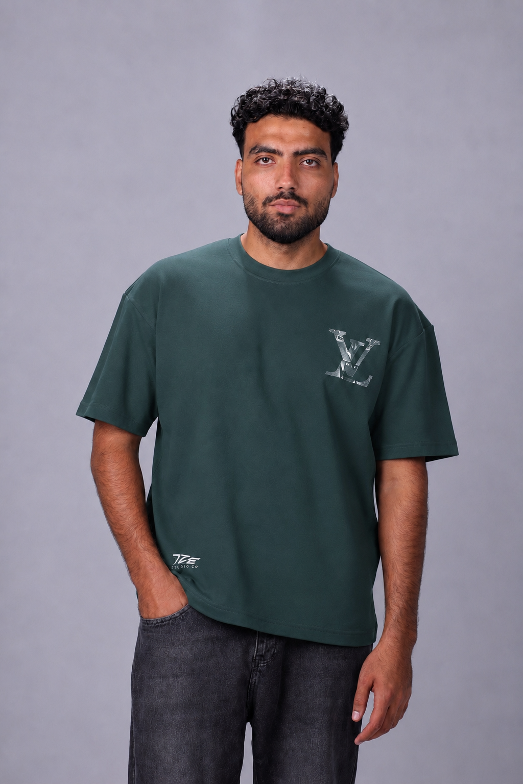 Louis Vuitton Monogram Graphic Oversized T-Shirt