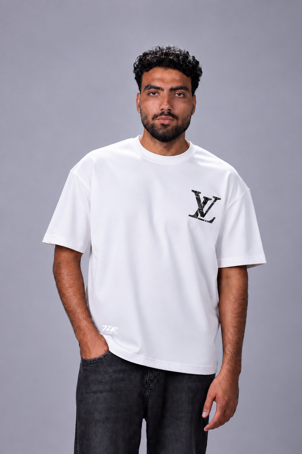 Louis Vuitton Monogram Graphic Oversized T-Shirt