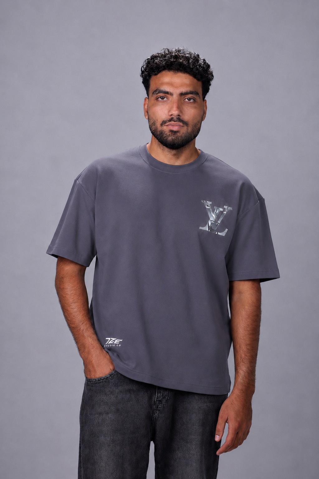 Louis Vuitton Monogram Graphic Oversized T-Shirt