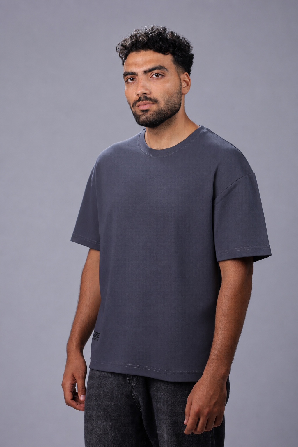 Bloom Oversized T-Shirt – Charcoal